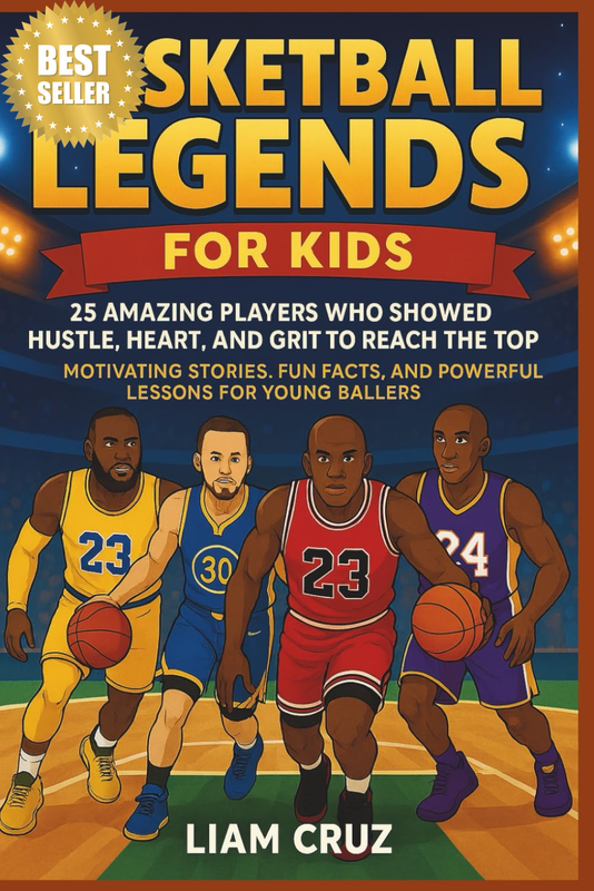 Basketball Legends for Kids: 25 Amazing Players Who Showed Hustle, Heart, and Gr