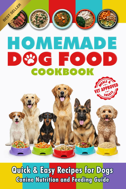 Homemade Dog Food Cookbook: Quick & Easy Recipes for Dogs, Meals and Treats. Can