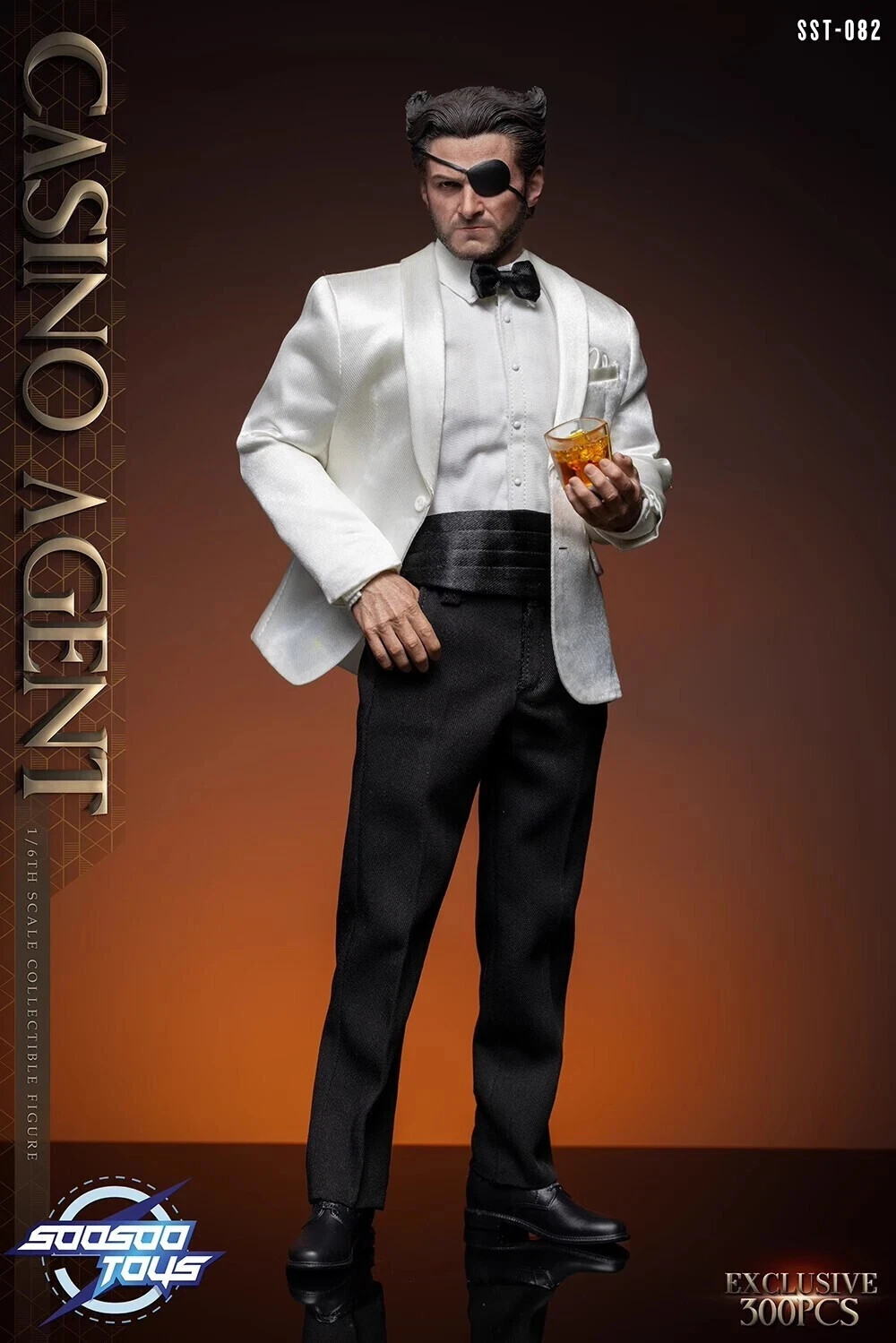 マーベル　ウルヴァリン ローガン カジノ　フィギュア SST-082 IN STOCK New Soosootoys SST-082 1/6 Casino Agent Wolverine