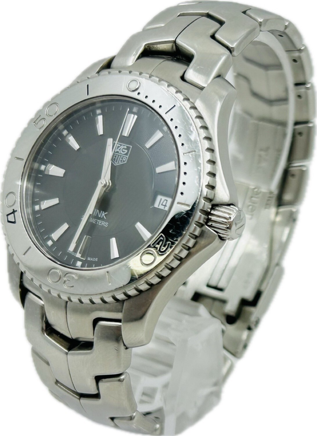 Discount Tag Heuer Link WJ1110-0 Silver 38.5mm Quartz Mens