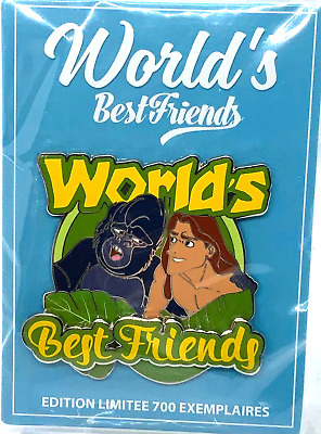 Disneyland Paris World's Best Friends Tarzan & Turk LE 700 pin