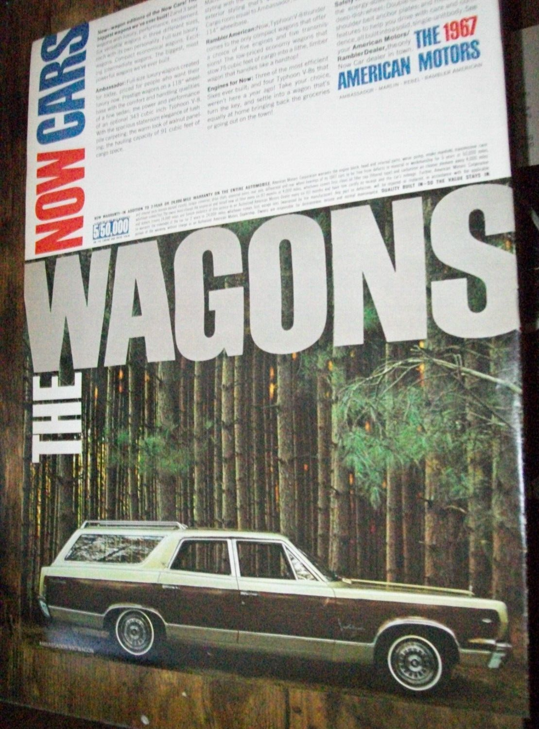 1967 67 American Motors AMC Ambassador 990 Station Wagon
