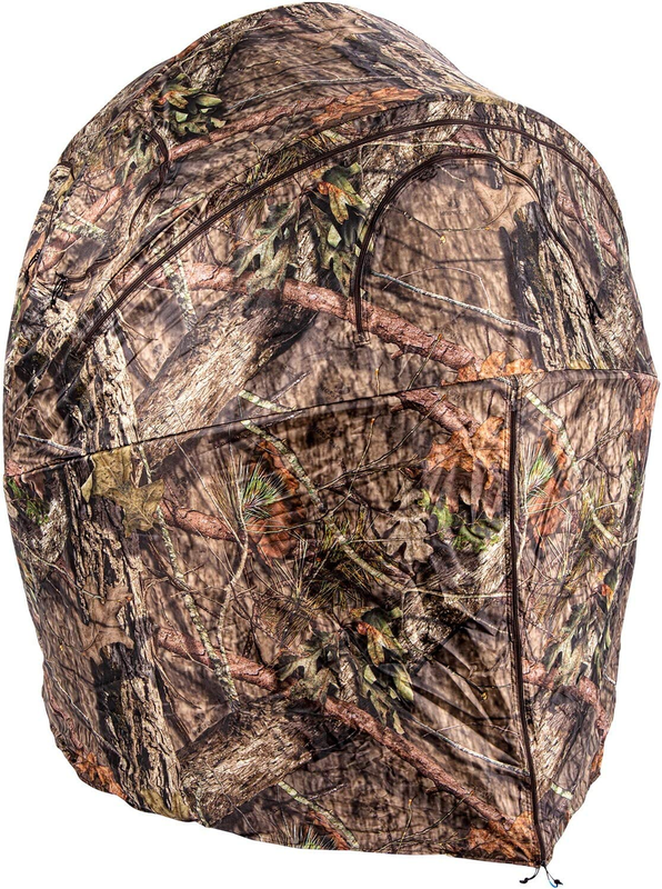 Hunting Tent Chair Blind One Person Hunting Deer Duck Turkey Mossy Oak Break-Up