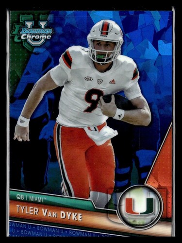 2023 Bowman University Chrome Sapphire Edition Tyler Van Dyke #PA-TVD