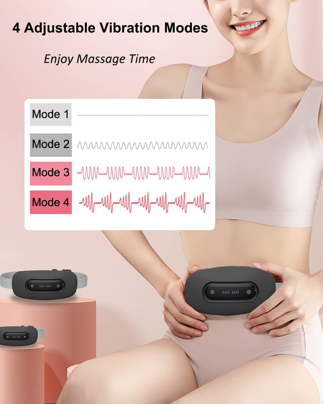 Warming Belt Massager Pain Period Cramps Relief