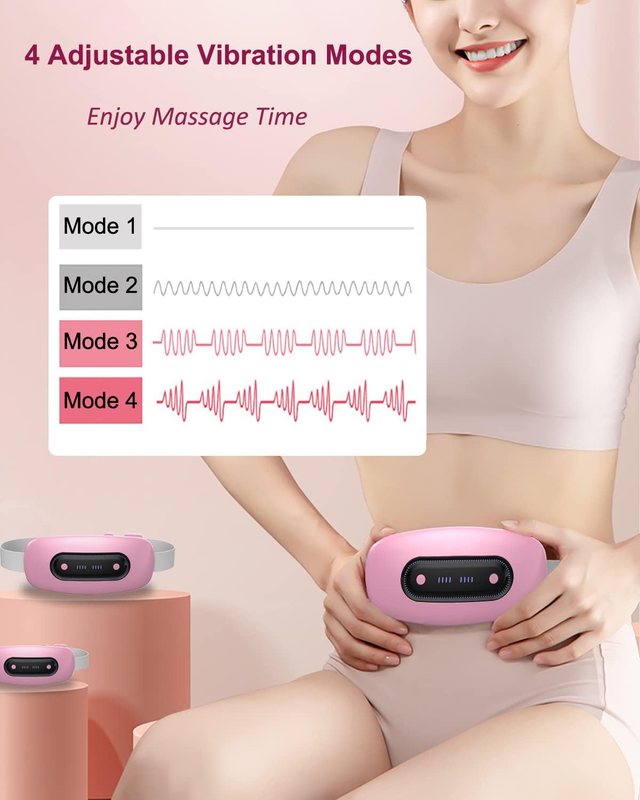 Belt Period Cramps Pain Relief Warming Massager