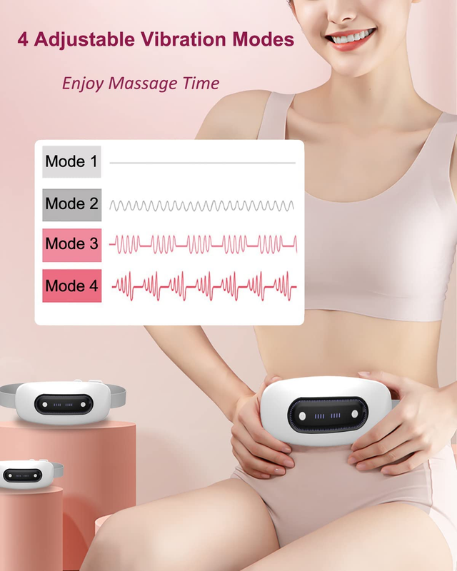 Belt Massager Period Cramps Pain Relief Vibration