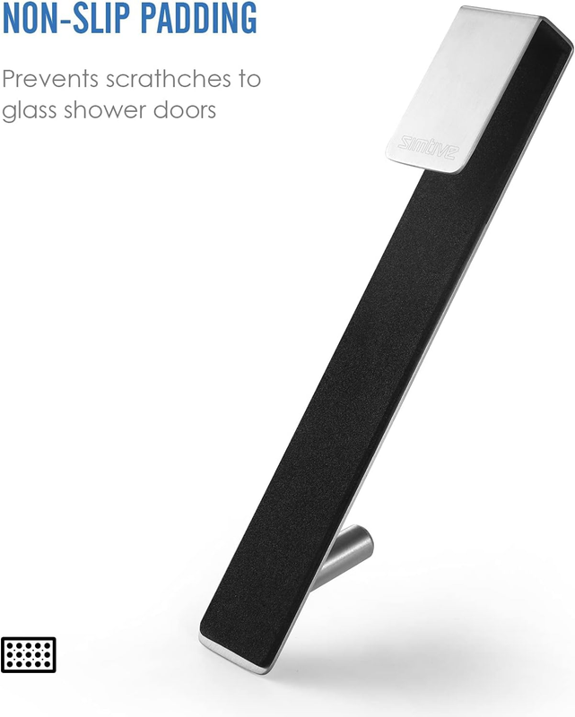Extended (7-Inch) Over Door Hooks for Bathroom Frameless Glass Shower Door, Towe