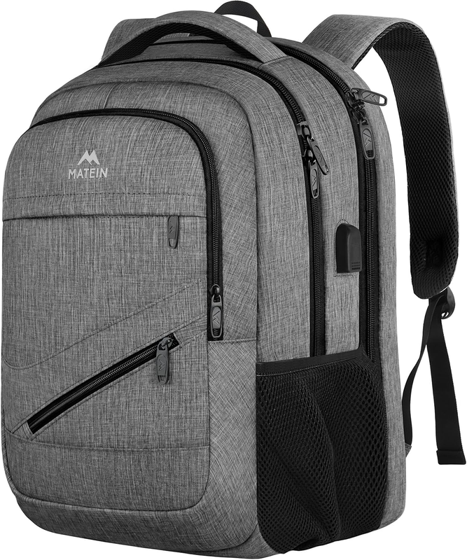 18 Inch Laptop Backpack, Extra Large Travel Backpack with Luggage Strap and Lapt