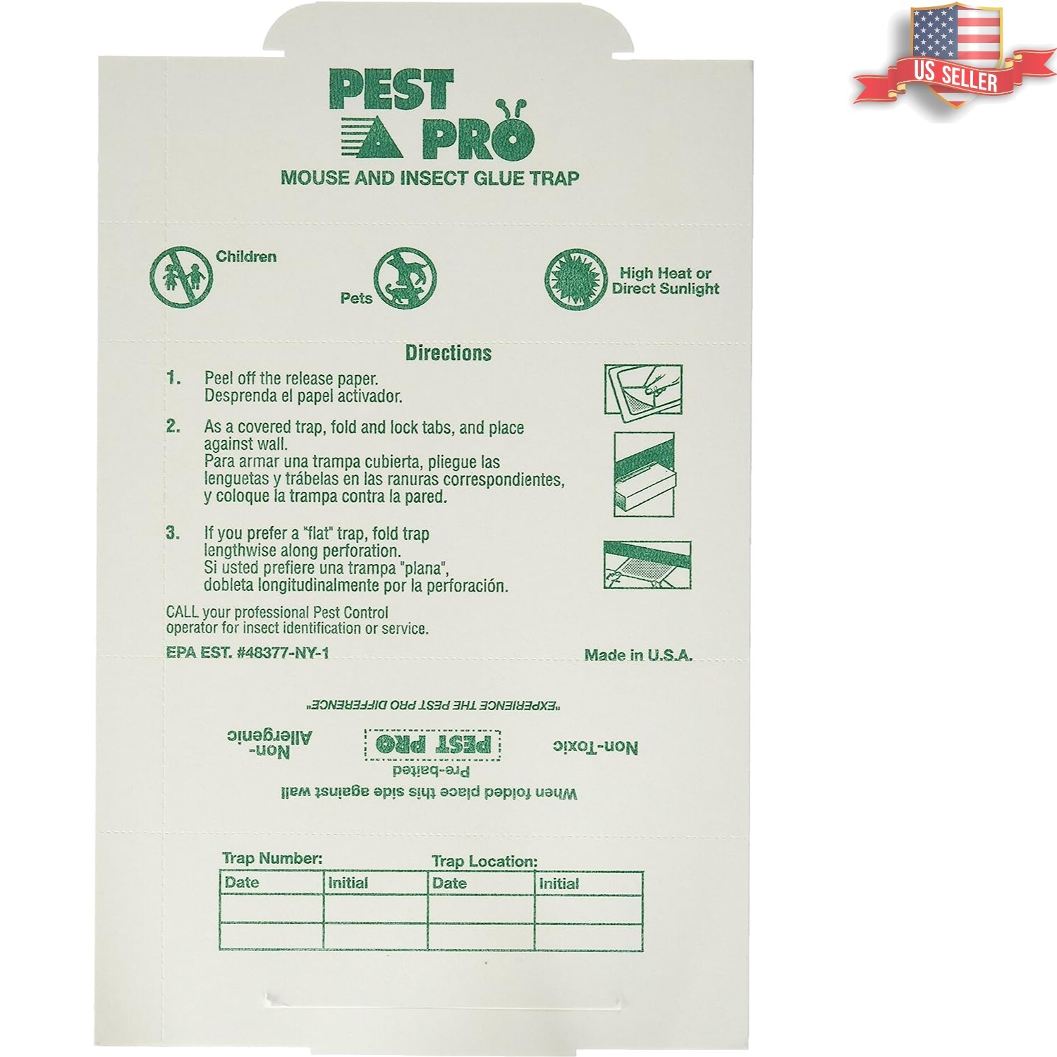 Pest Pro Mouse, Spider, Roach & Insect Glue Boards - 75 Count - Peanut Butter