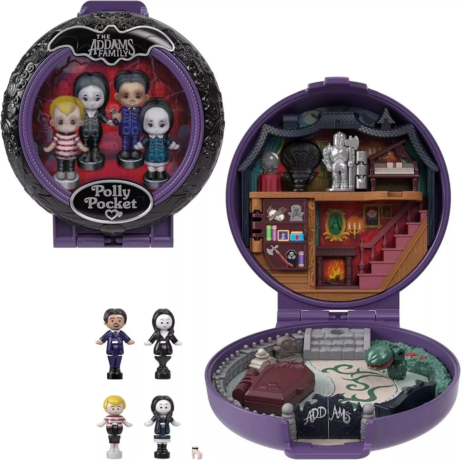 アダムスファミリー ポーリーポケット マテル Mattel The Addams Family Collectors Edition Polly Pocket