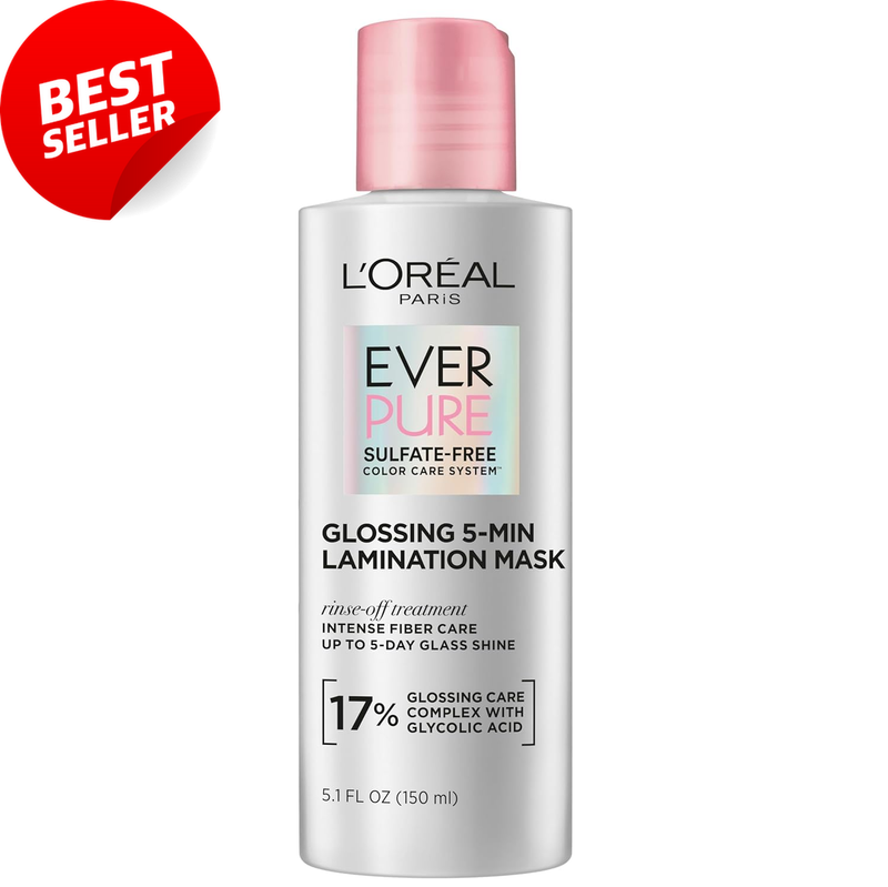 Everpure Glossing Lamination Hair Mask, Glycolic Acid, 5.1oz, Shine & Smoothness