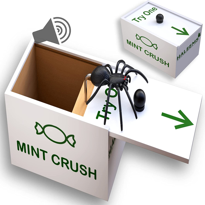 Prank Gift - The Only Spider Box Prank With Scary Laugh Sound