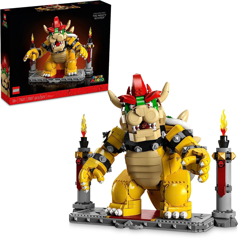 LEGO Super Mario the Mighty Bowser 71411, King of Koopas