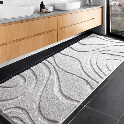 Bathroom Rugs Runner 24 X 60 Inch Extra Long Bathroom Rug Non Slip