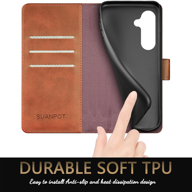 for Samsung Galaxy S24 FE Wallet case with RFID Blocking Credit Card Holder,Flip