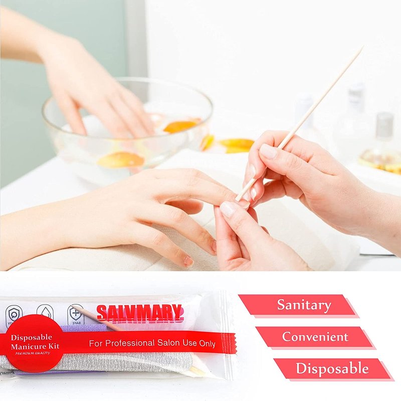 Professional Disposable Manicure Kit Basics 3 Piece Nail Kit