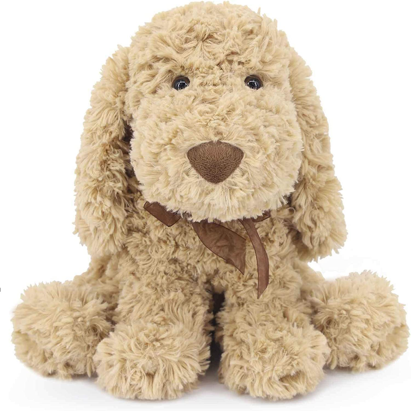 Poodle Puppy Goldendoodle Stuffed Animal, Adorable Toy Dog Labradoodle Gloden