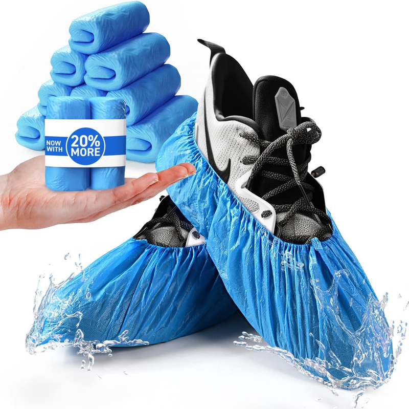 120 PCS Shoe Covers Disposable Non Slip, Waterproof, Recyclable Shoe Booties, La