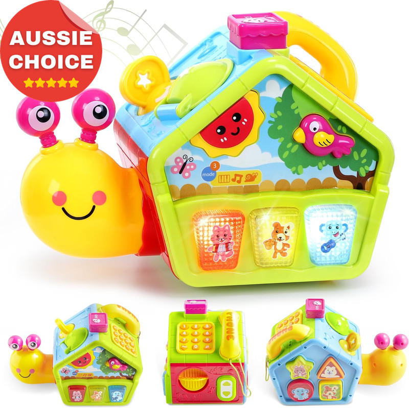 Montessori Baby Toys 1 Year Old Tummy Time Activity Cube Educational Gift 1-3