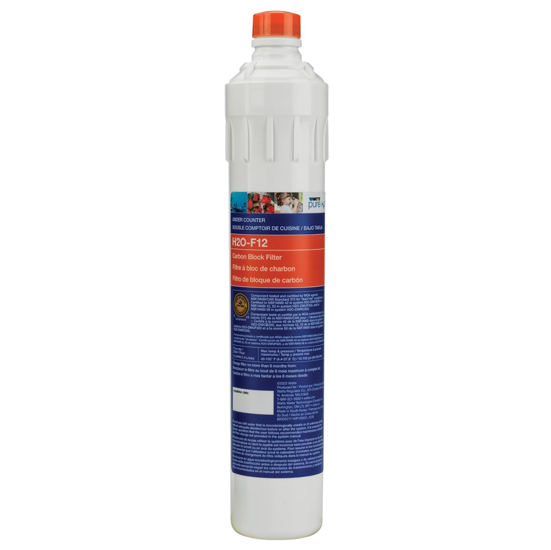 H2O-F12 5-Micron Carbon Block Water Filter for H2O-DWCB200 H2O-DWUF300