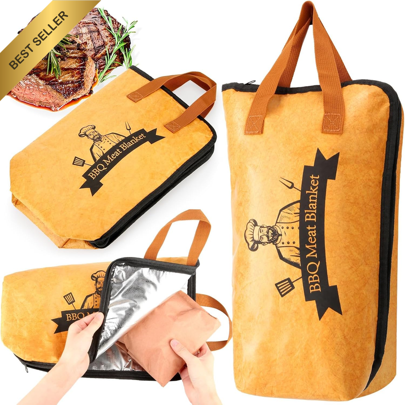 BBQ Blanket for Resting Meat, 21In Smoker Meat Resting Blanket, Reusable Smoker