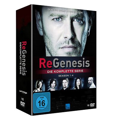 REGENESIS Season STAFFEL 1 2 3 4 KOMPLETTE SERIE Gesamtbox 16 DVD BOX Limited