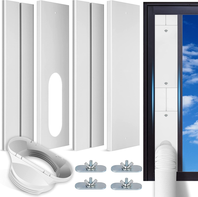 Portable Air Conditioner Window Seal Kit with Universal Coupler, Reinforced PVC