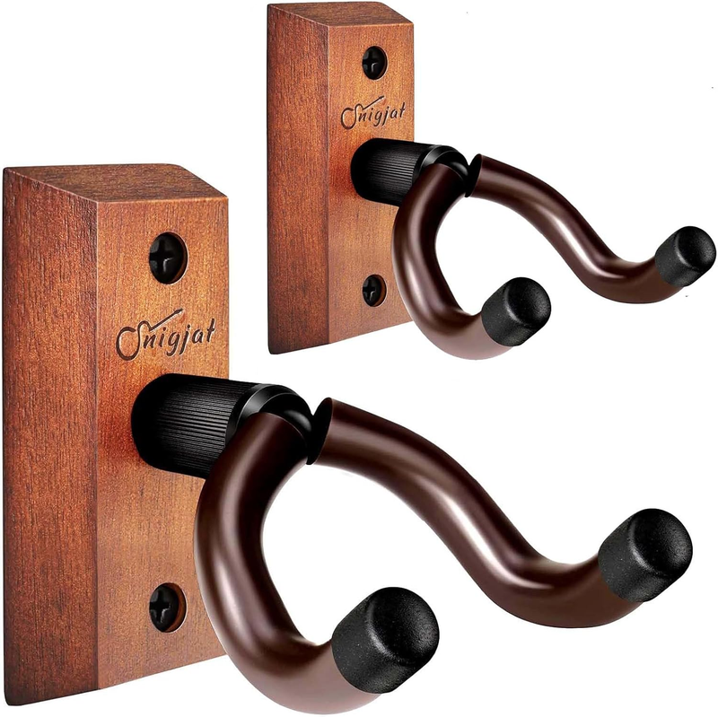 Guitar Wall Mount, 2 Pack Guitar Wall Hanger, Guitar Hanger Wall Hook Ho