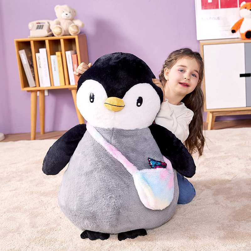 Large Penguin Stuffed Animal Plush Toy Giant Cute Jumbo Soft Plushie Toys New