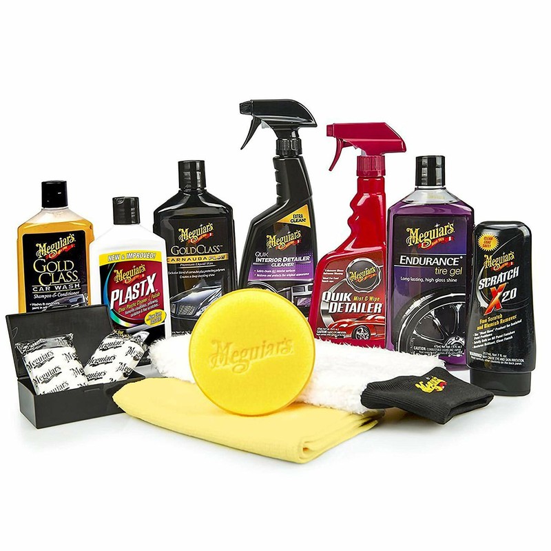 Meguiars G55032sp Complete Car Care Kit, 12 Items To Clean, Shine And Protect