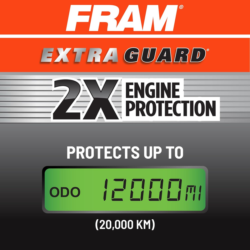 Extra Guard Flexible Panel Engine Air Filter Replacement, Easy Install w/Advance