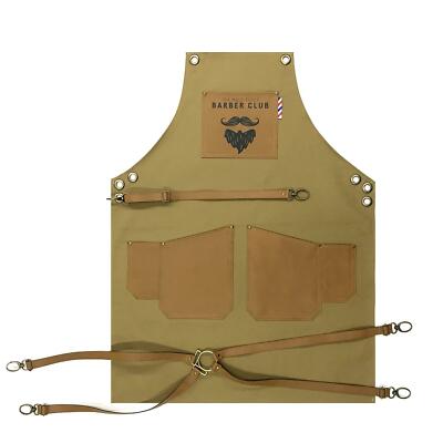 Novon Professional Friseur Barber Schürze Apron Lederschürze Werkzeugschürze 014