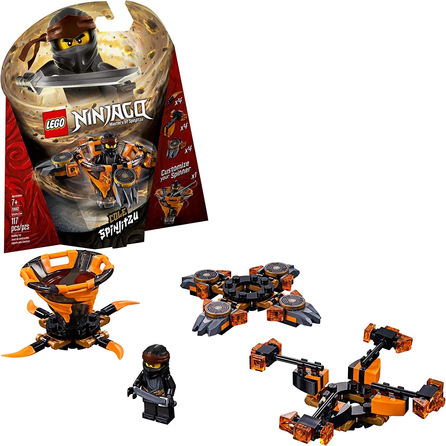 LEGO 70662 NINJAGO Spinjitzu Cole ⚠️WEAR PACK