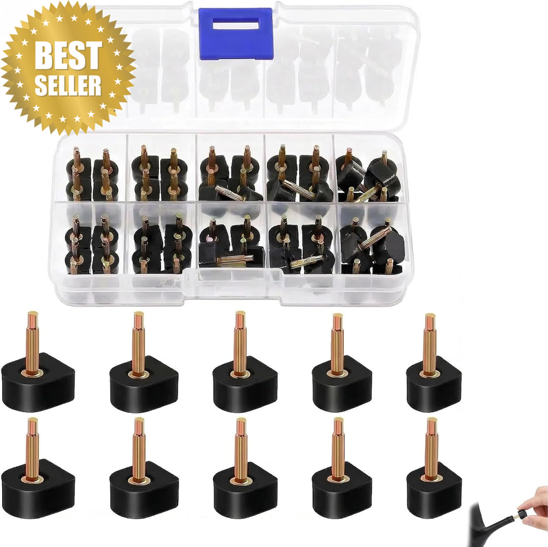 20 Pairs U-Shaped High Heel Shoe Tip Caps - Durable Heel Caps in Sizes 8Mm to 12