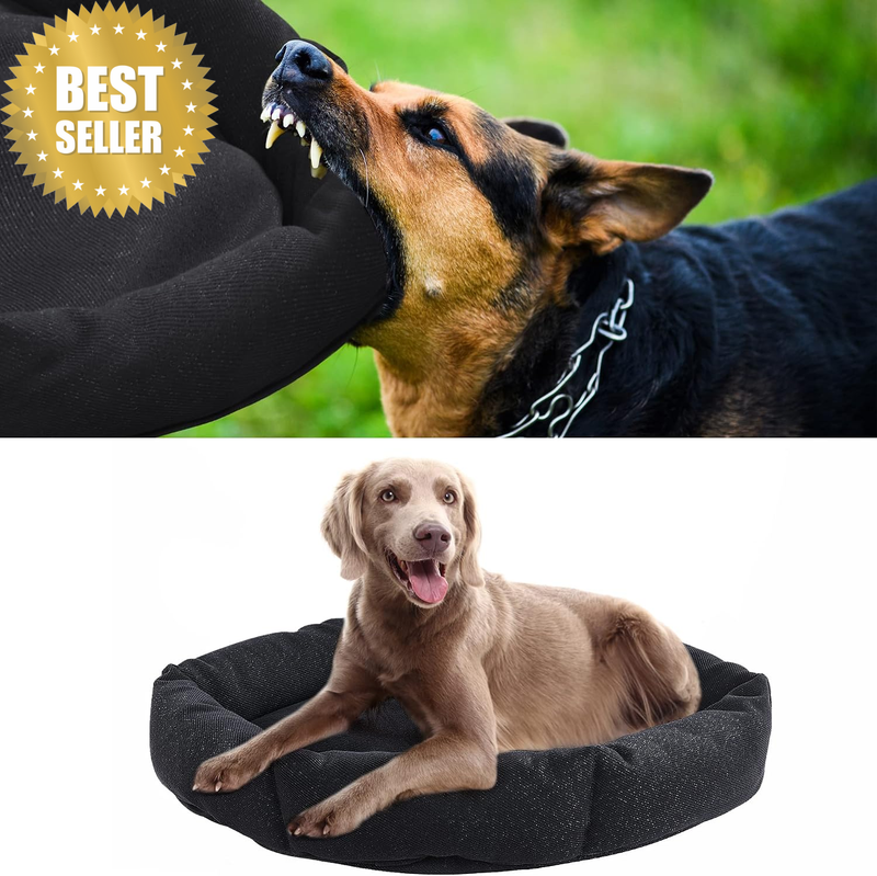 Chew Proof Dog Bed, Indestructible Dog Bed for Aggressive Chewers, round Durable