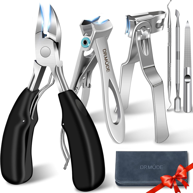 Toenail Clippers for Seniors Thick Toenails - Wide Jaw Opening Large Toe Nail Cl