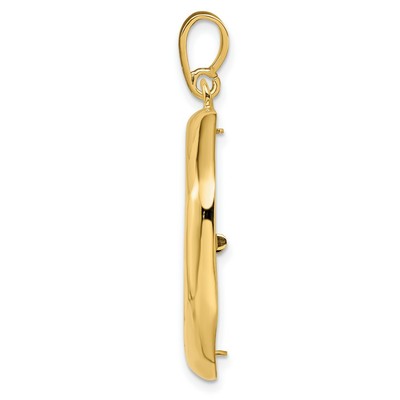 Pre-owned Jewelry Stores Network 1908-1929 Us $5 Indian Half Eagle Prong Set Octagonal Coin Bezel In 14k Gold