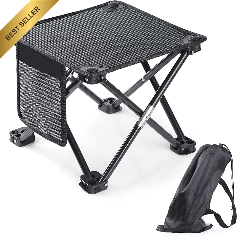 Folding Stool for Adults Load Capacity to 150KG, Camping Stool Foldable Travel S