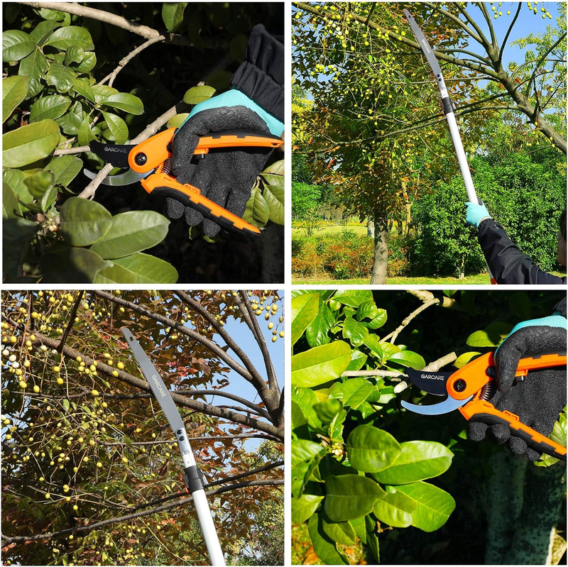 Hedge Trimmers Cordless with Battery - Pole Hedge Trimmer with 20V 4.0Ah Li-Ion