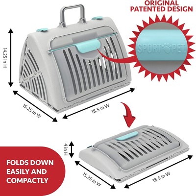 Sport Pet Cat Foldable Travel Carrier
