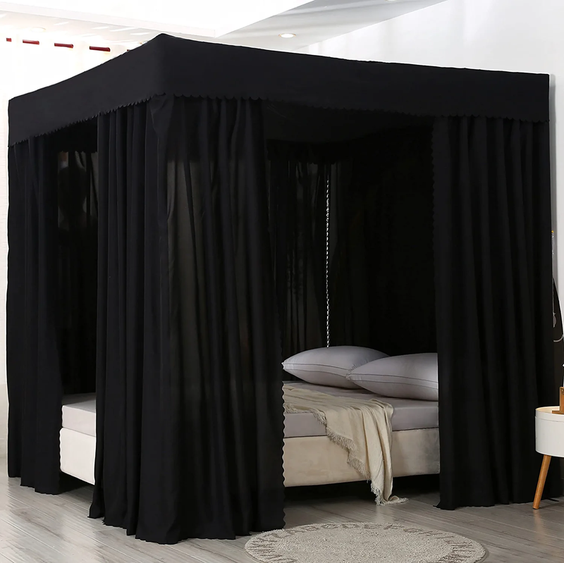 Bed Curtain King Size Lightproof Bed Canopies&drapes Bed Canopy For Girls