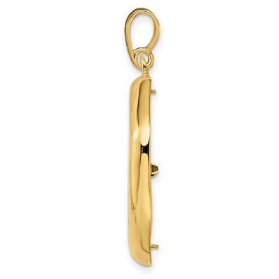 Pre-owned Jewelry Stores Network 1982-now Us $5 Commemorative Prong Set Octagonal Coin Bezel In 14k Gold