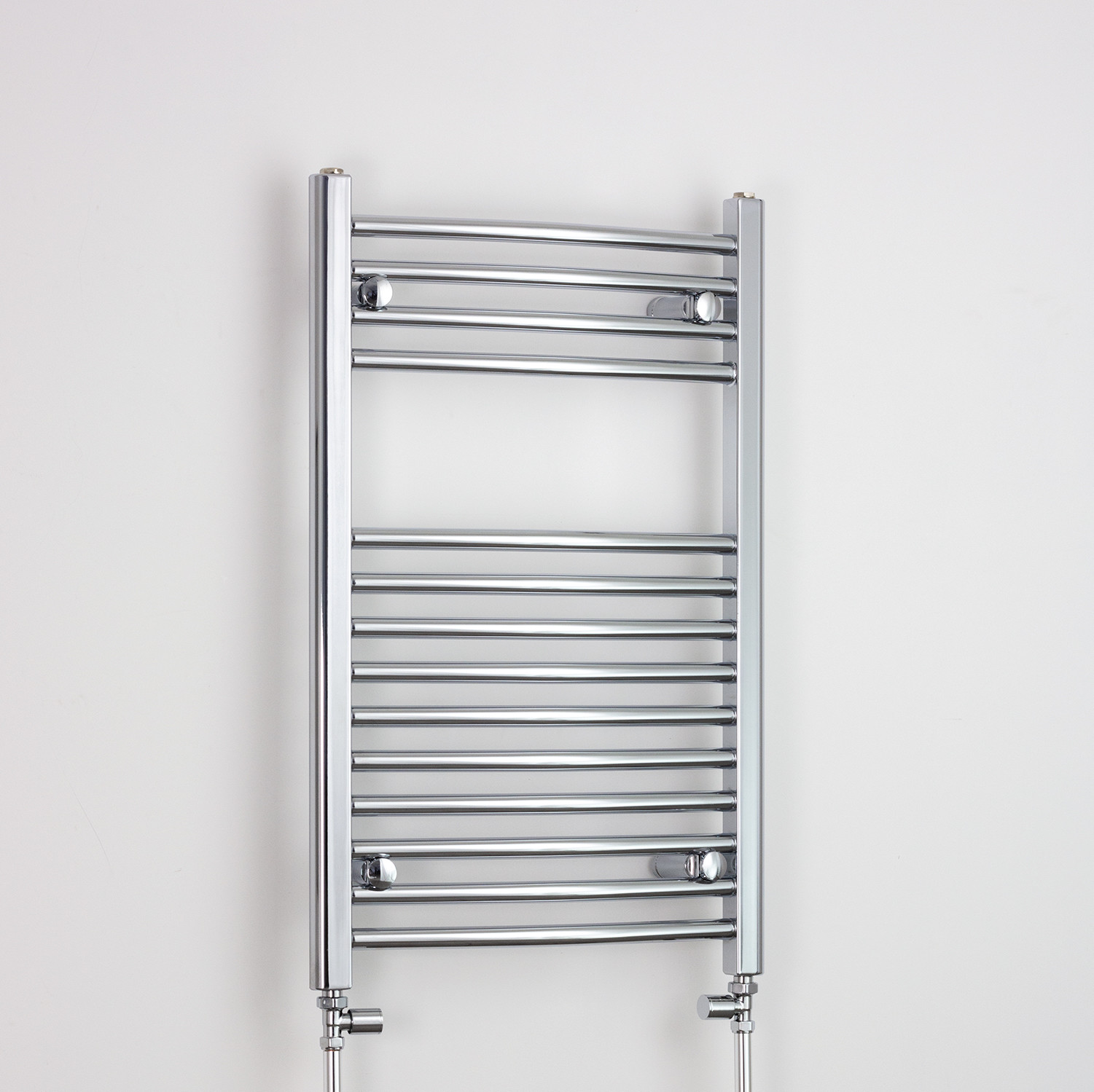 400 mm Wide Chrome Ladder Heated Towel Rail Radiator Designer Bathroom