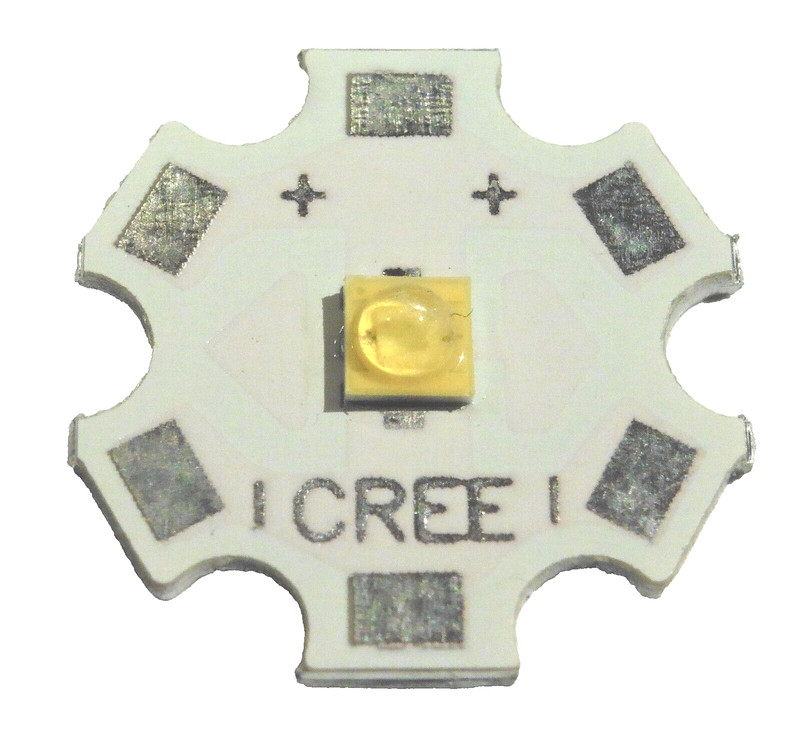 Led Cree 20mm  - Haute Puissance 3w 2800-3200k Warm White Blanc Chaud 3535led