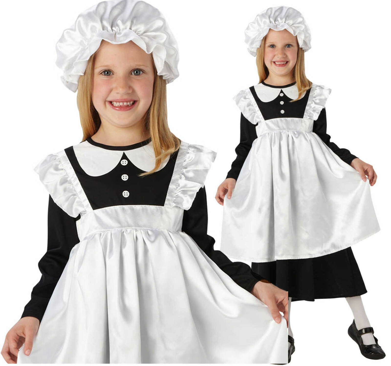 Victorian Maid Kids Costume Victorian Maid Kids Costume