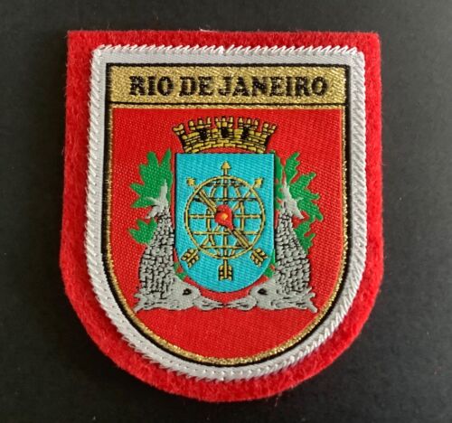 RIO DE JANEIRO souvenir patch ecusson woven badge parche bordado SCUTELLIPHILY