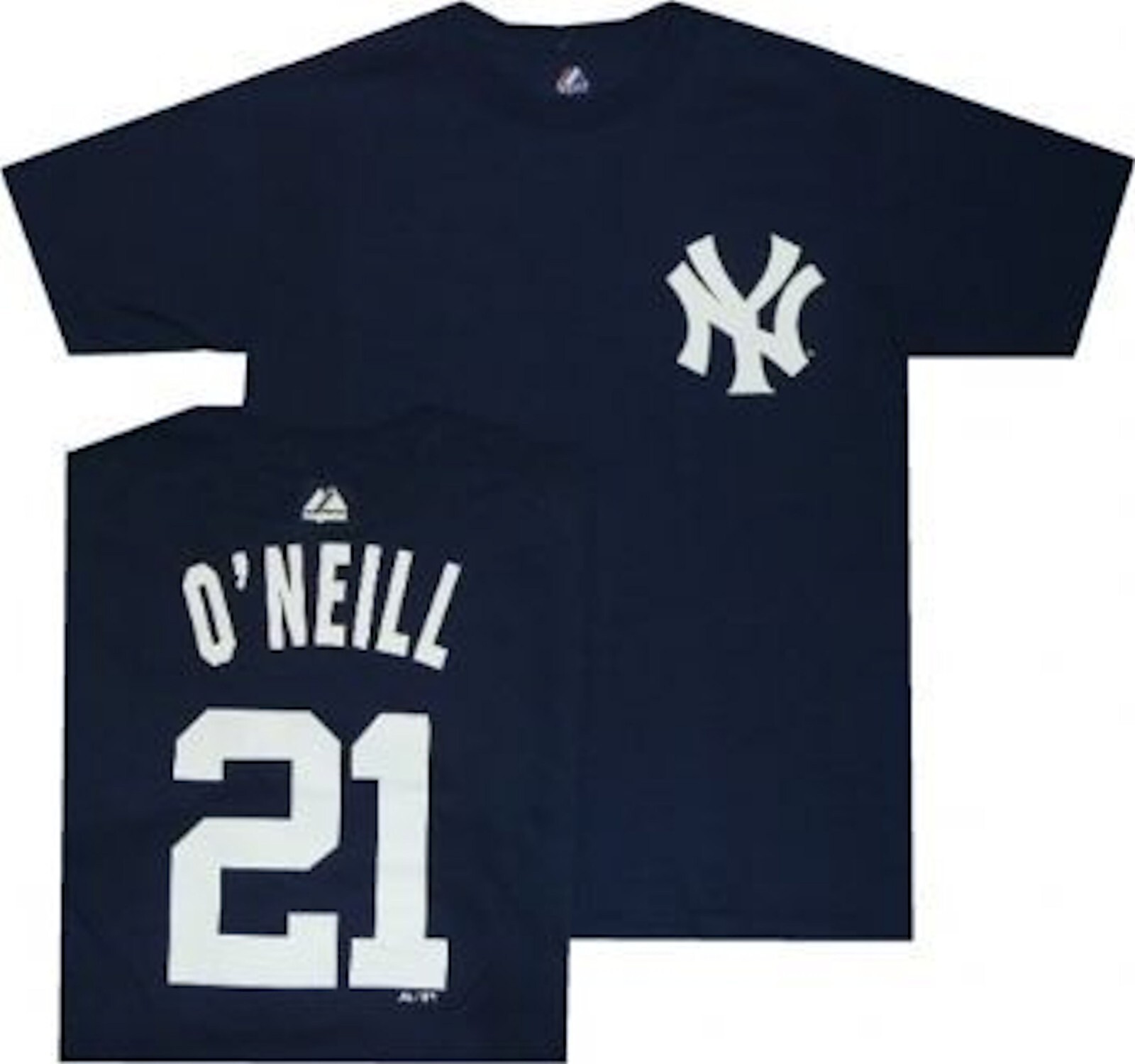 ウェア NEWYORK YANKEES Paul O'Neill SHIRTS New York Yankees Paul O'Neill Majestic Navy Throwback Shirt