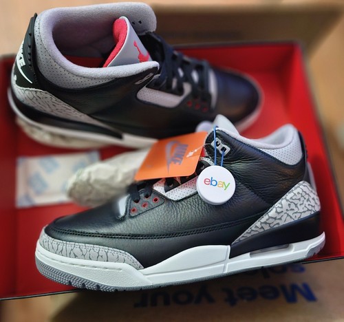 Nike Air Jordan 3 Retro OG Black Cement DN3707-010 Men's Nike Air Jordan 3 Retro OG Black Cement DN3707-010 Men's