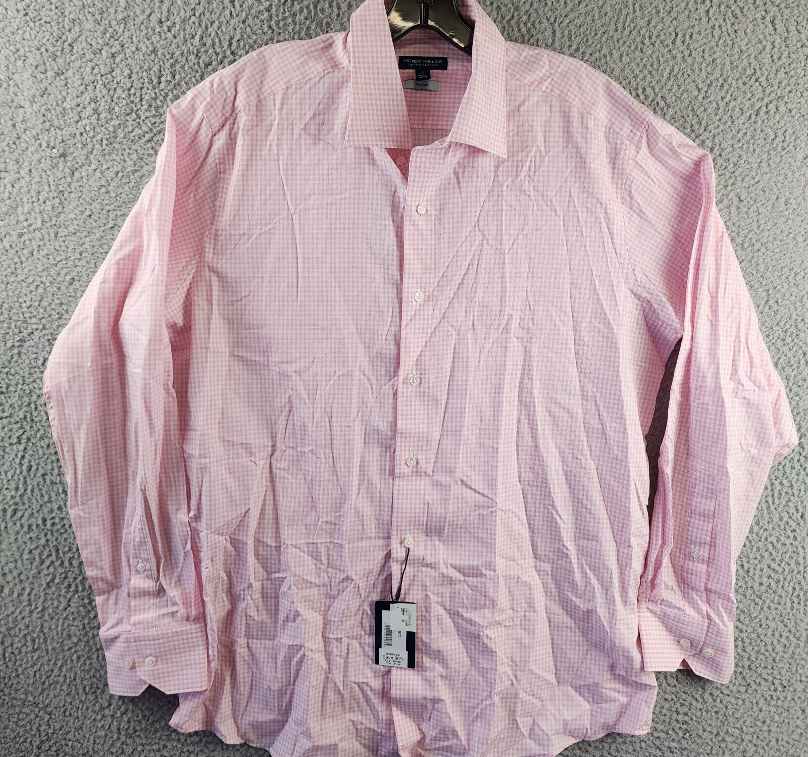 Peter Millar Crown Crafted Renato Sport Shirt Men's L Spring Bloom Long Sleeve - Picture 2 of 12